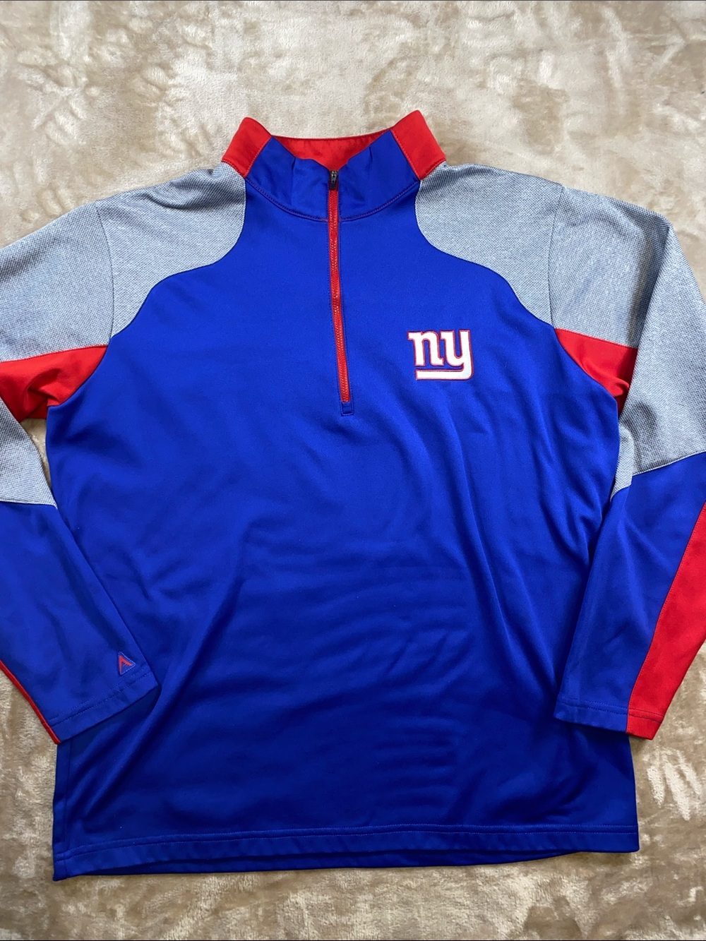 Antigua NFL NY Giants Performance Quarter-Zip Shirt